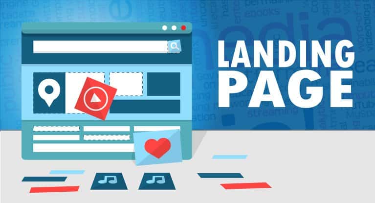 landing page