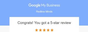 congratulazioni recensione 5 stelle Google my business